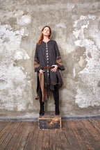 Poncho LMC Anthracite/ Marron
