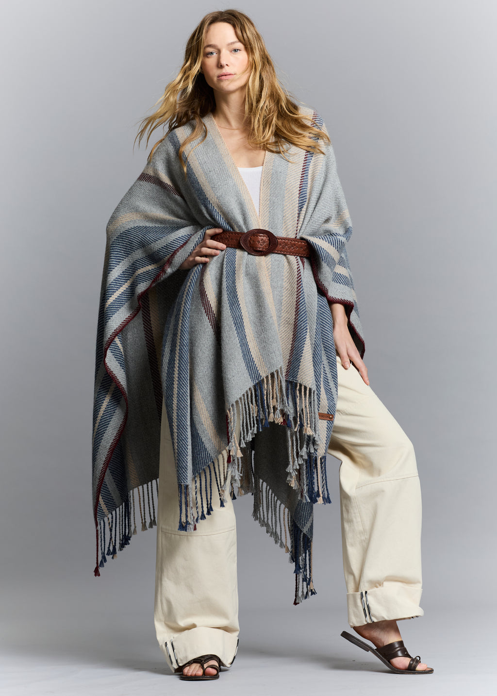 Ruana NB (naturel, bleu)