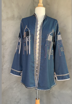 Veste Berbère bleue