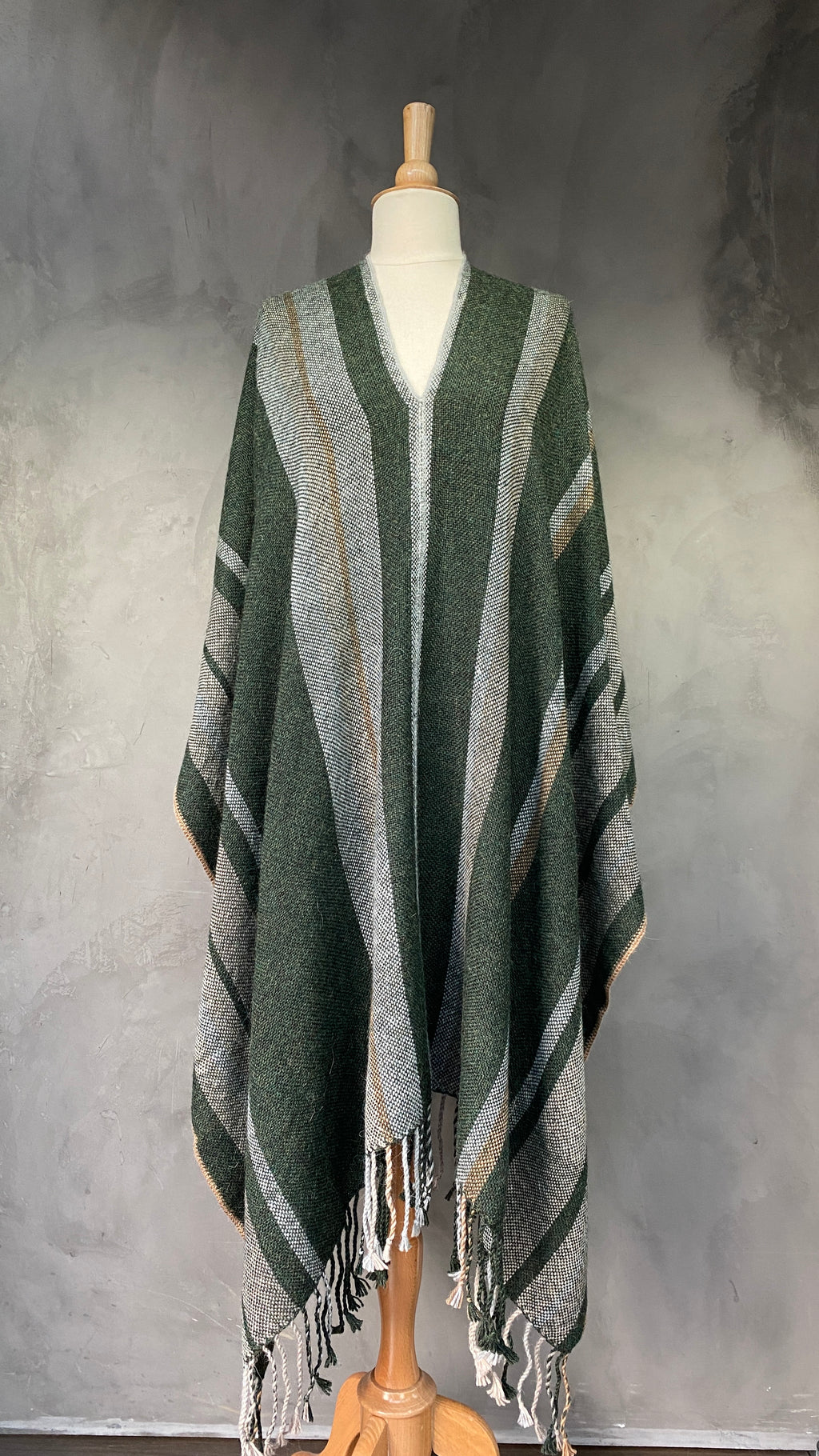 Poncho KN ( Kaki, Naturel)