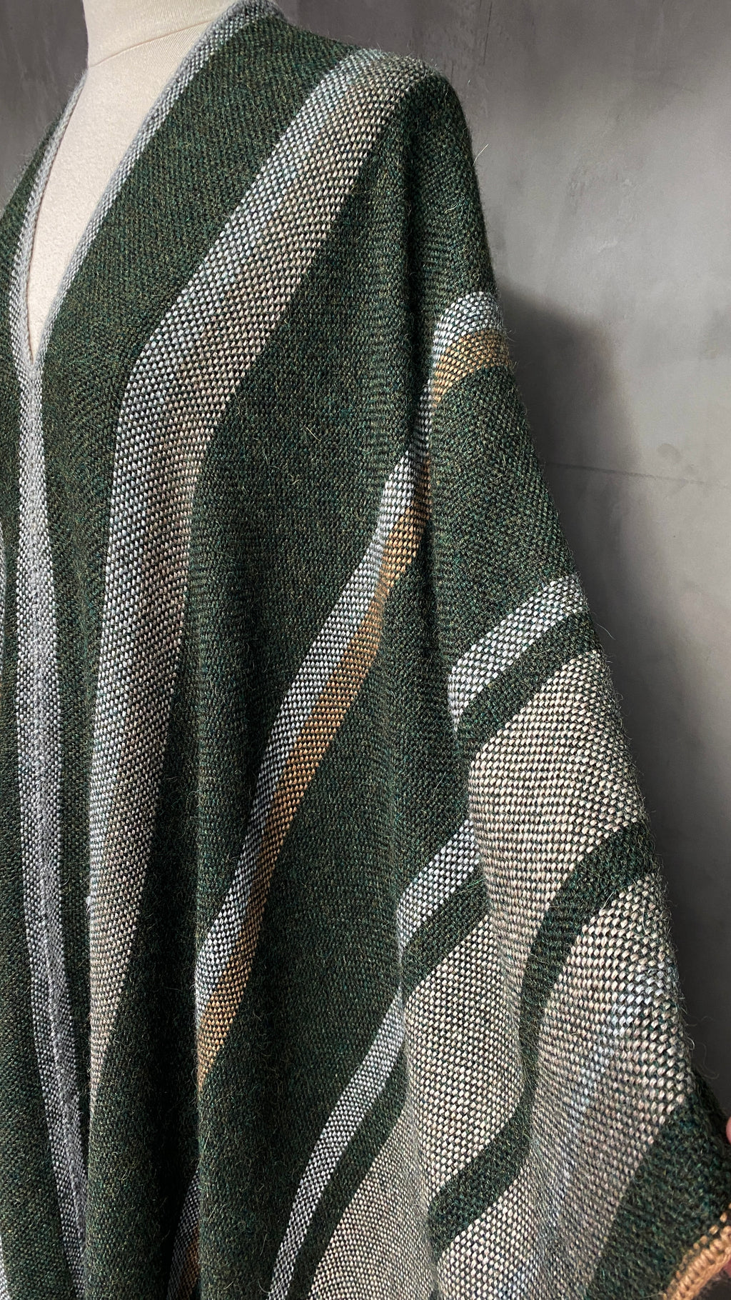 Poncho KN ( Kaki, Naturel)