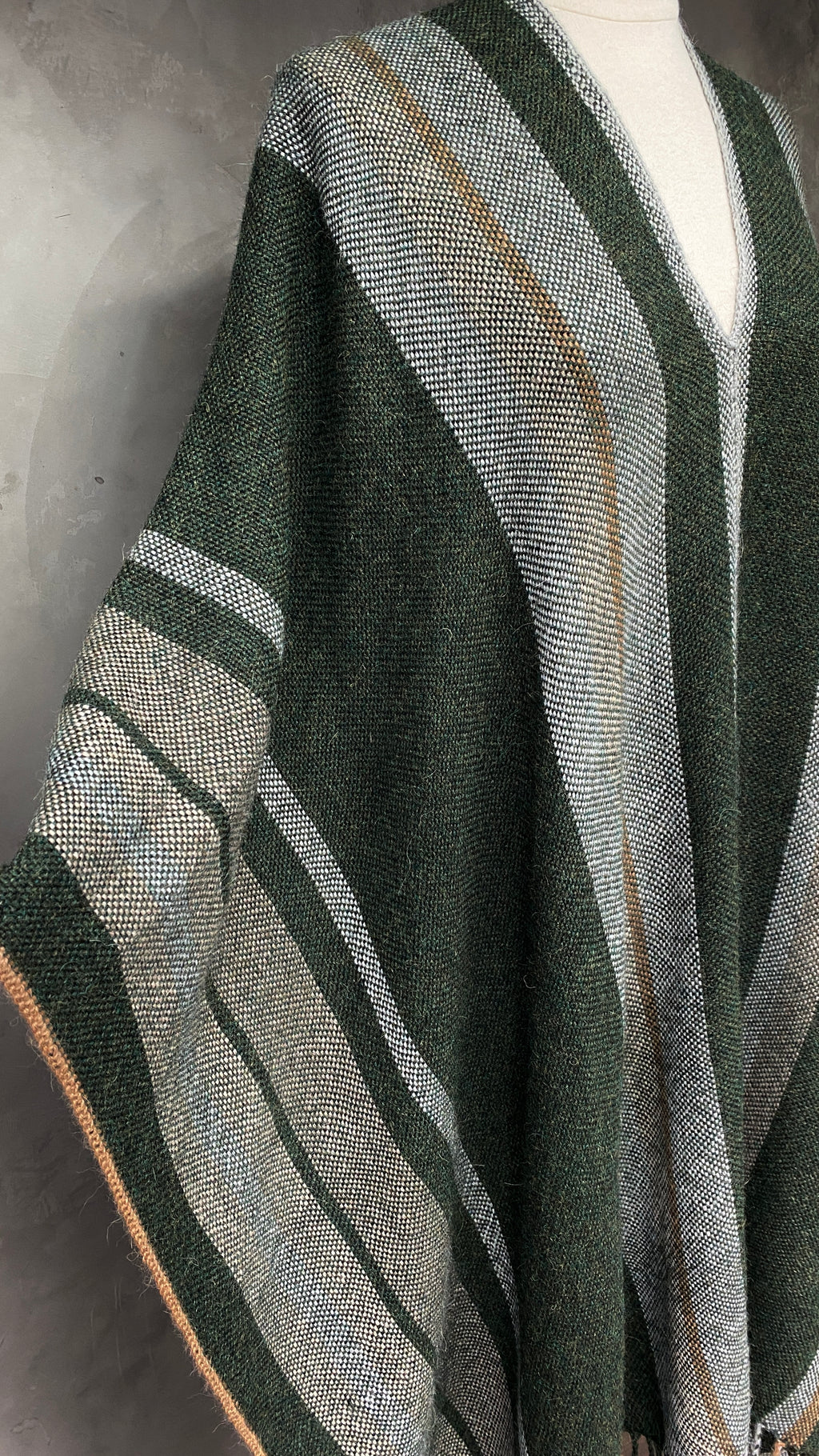 Poncho KN ( Kaki, Naturel)