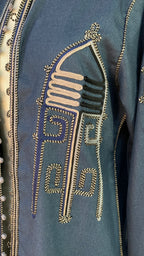 Veste Berbère bleue