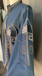 Veste Berbère bleue