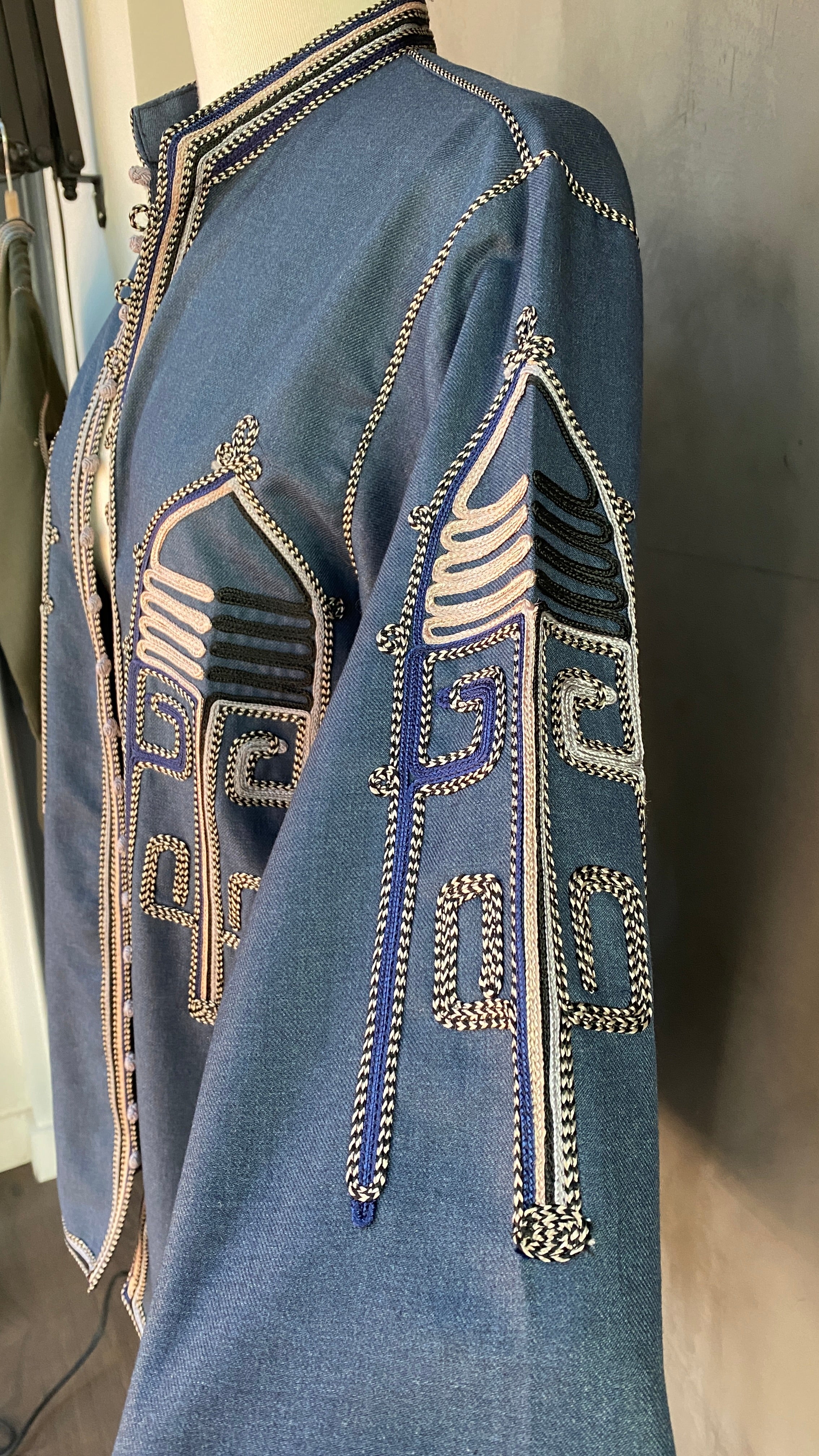 Veste Berbère bleue