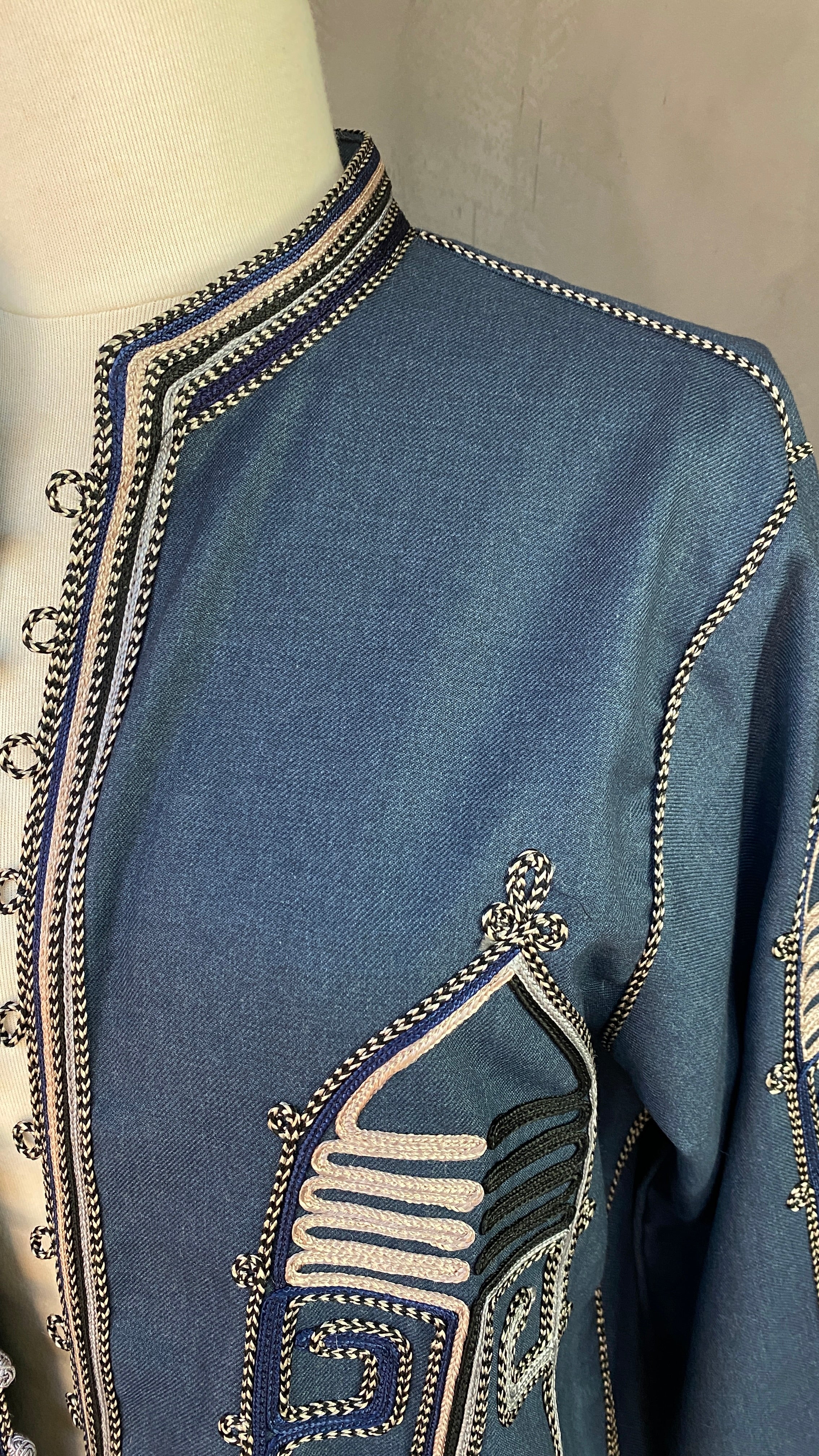 Veste Berbère bleue