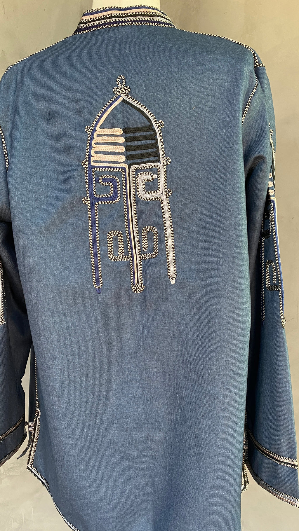 Veste Berbère bleue
