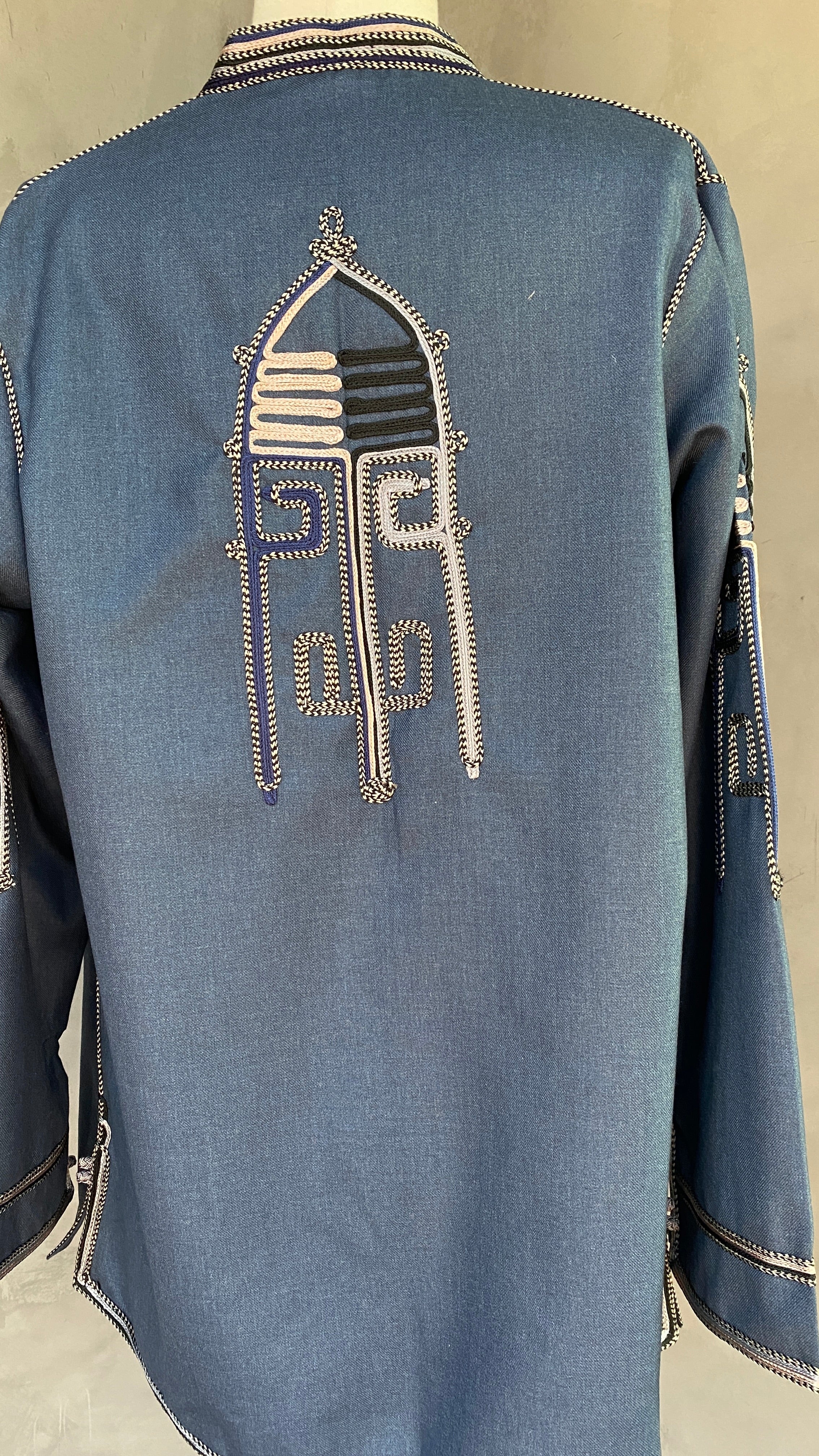 Veste Berbère bleue