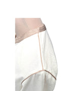 Kurta en lin ivoire col champagne