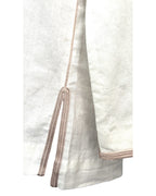 Kurta en lin ivoire col champagne