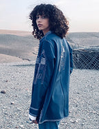 Veste Berbère Bleue