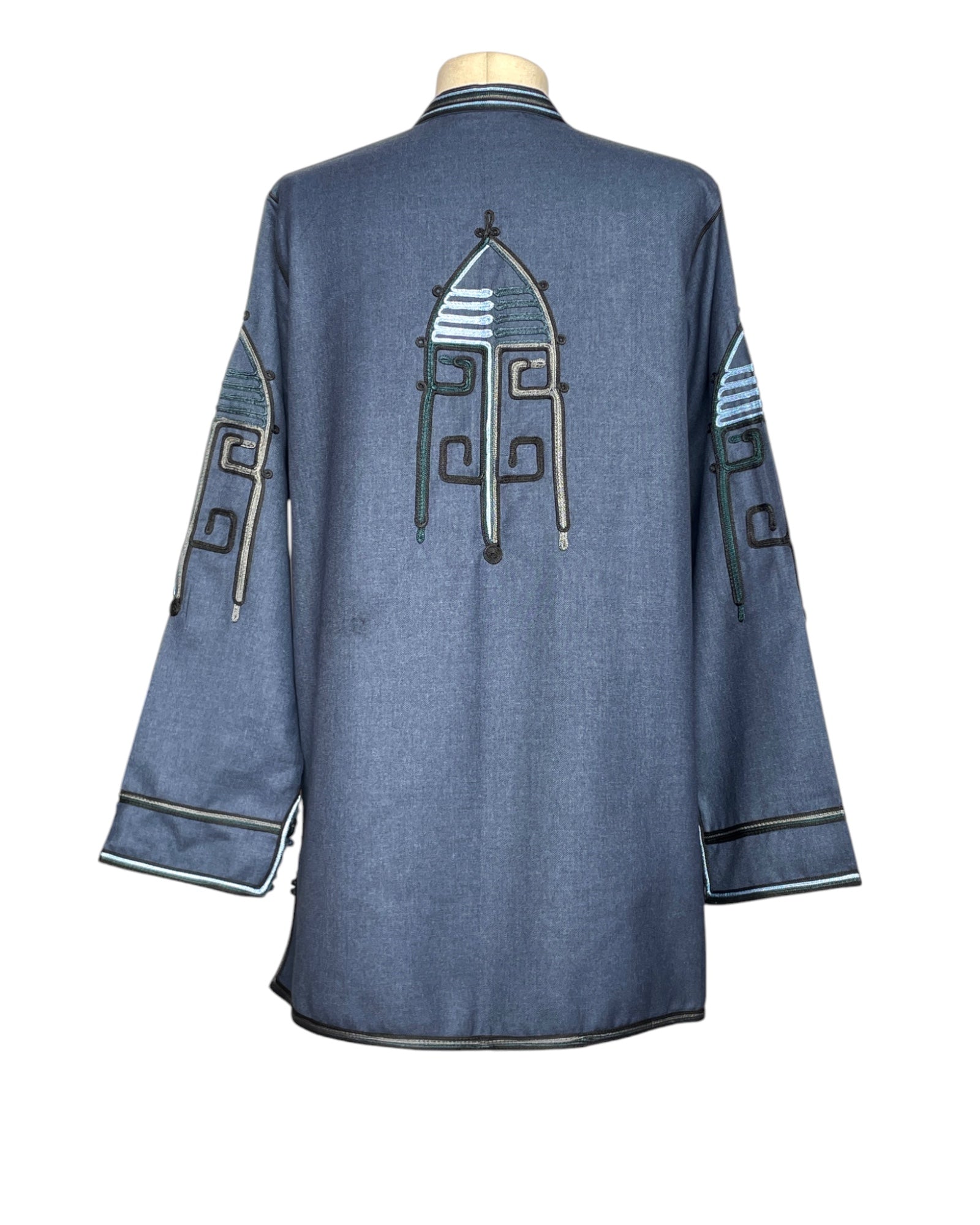 Veste Berbère Bleue