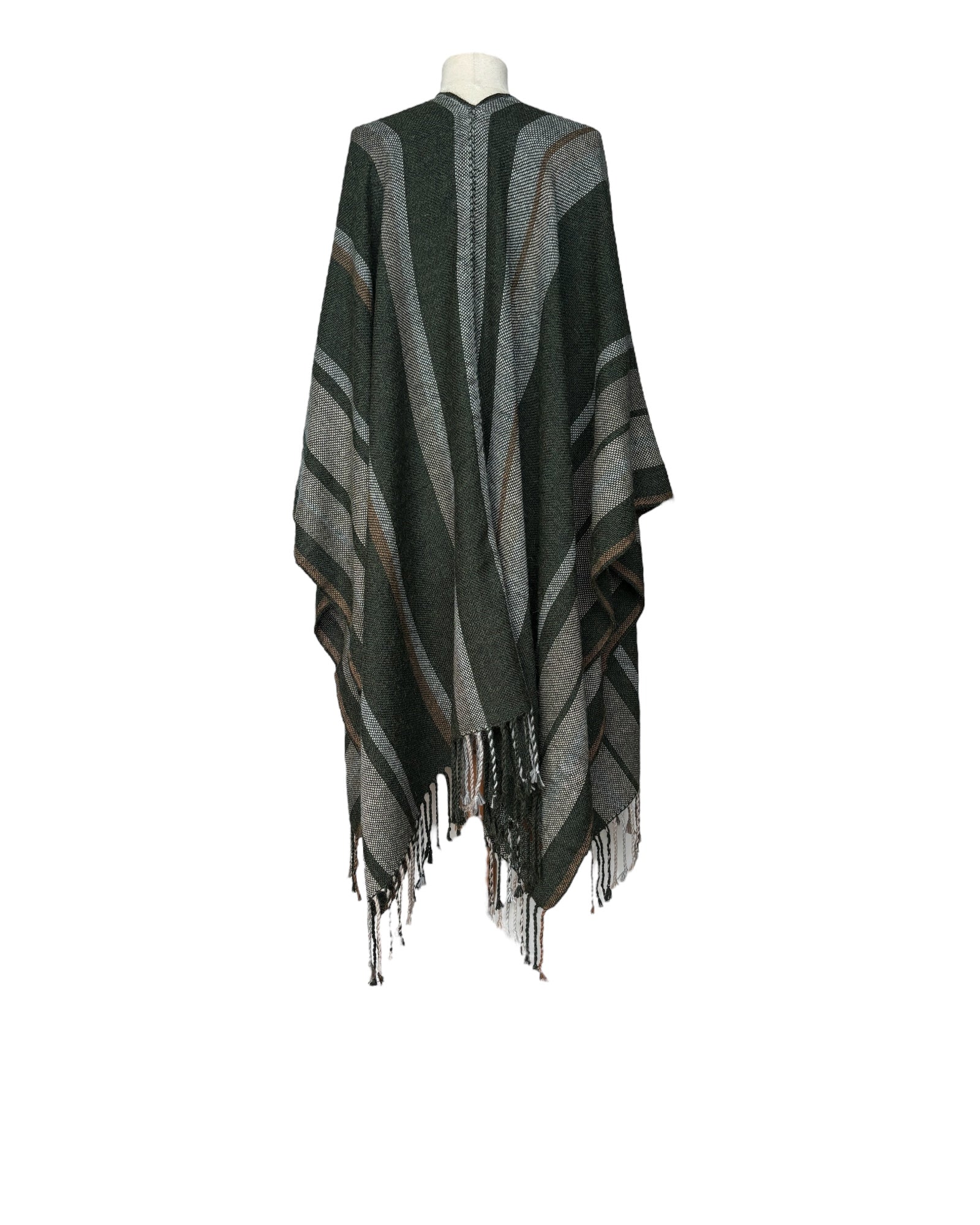 Ruana KN (Kaki, Naturel)