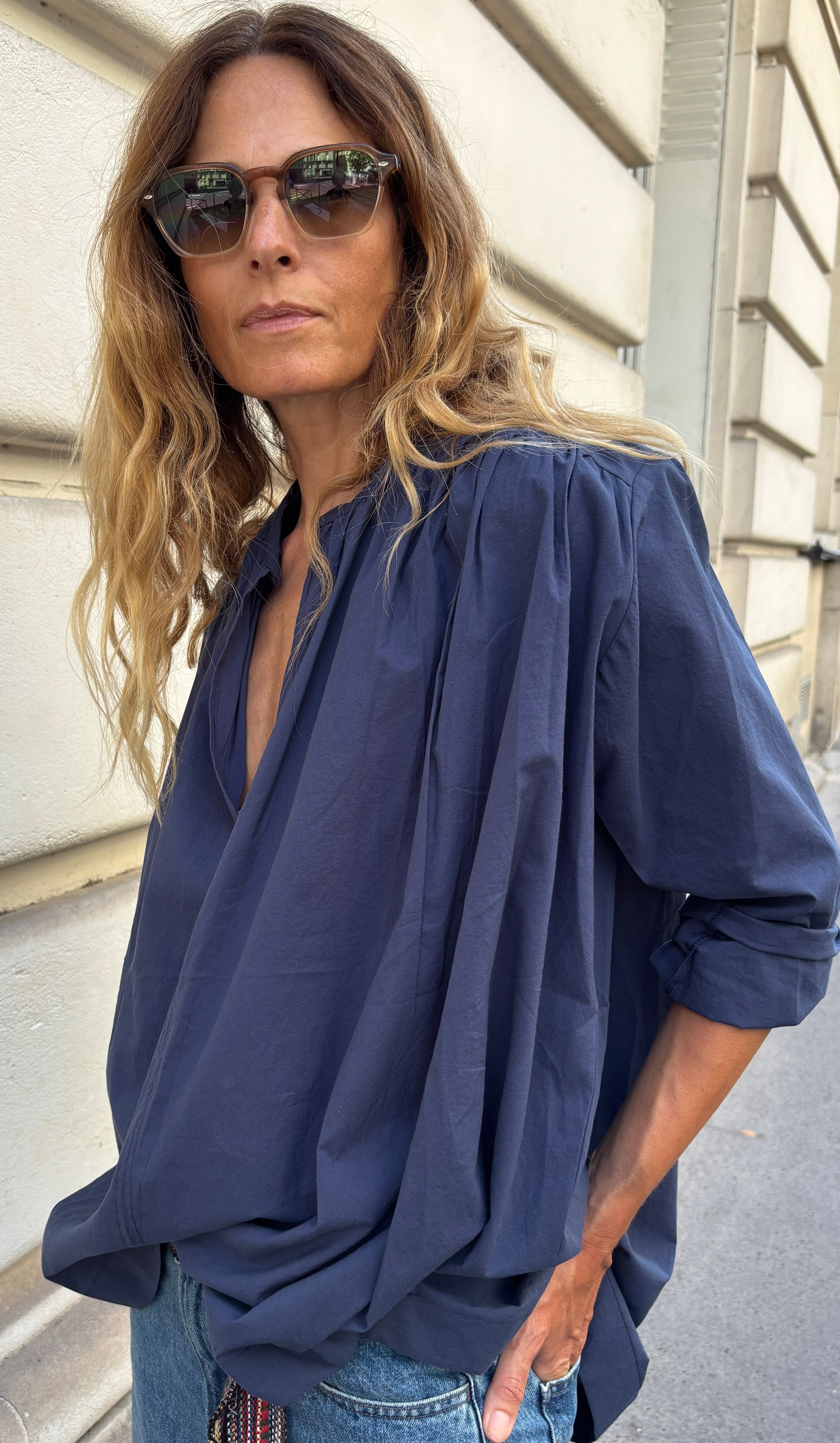 Chemise Micheline Indigo