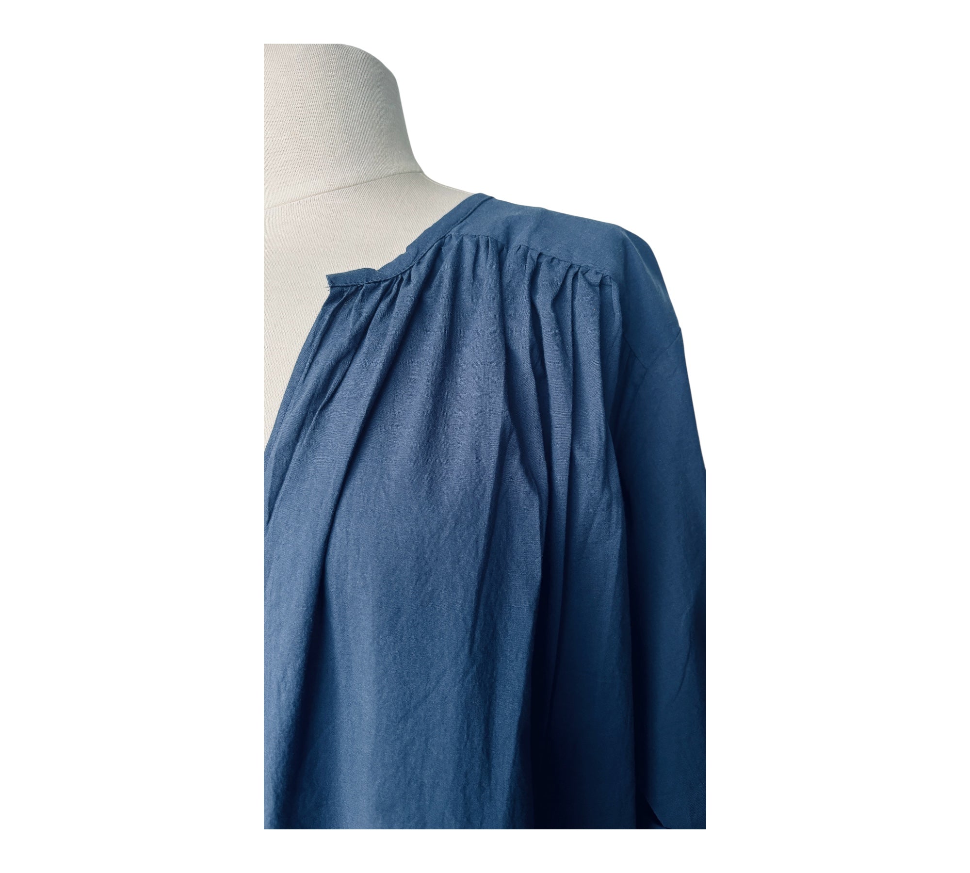 Chemise Micheline en coton Indigo