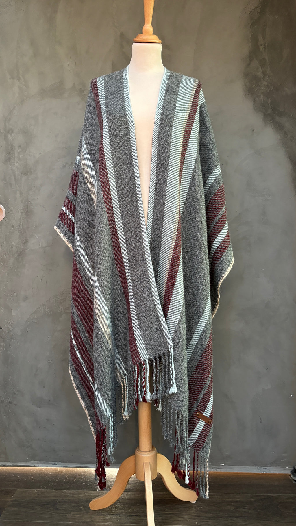 Ruana FP (Flanelle, Prune)
