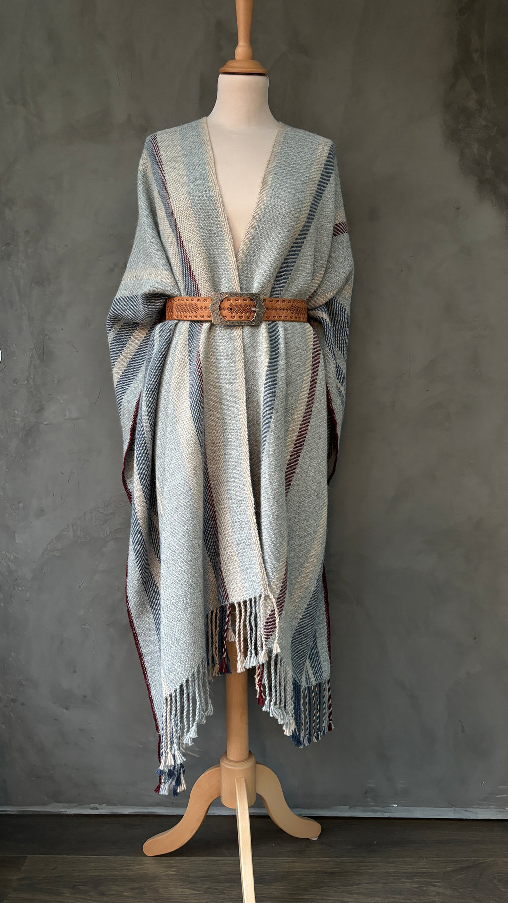 Ruana NB (naturel, bleu)