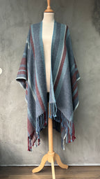 Ruana AP (Anthracite/ Prune)