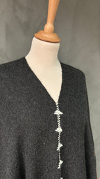 Poncho LMC Anthracite/ Marron