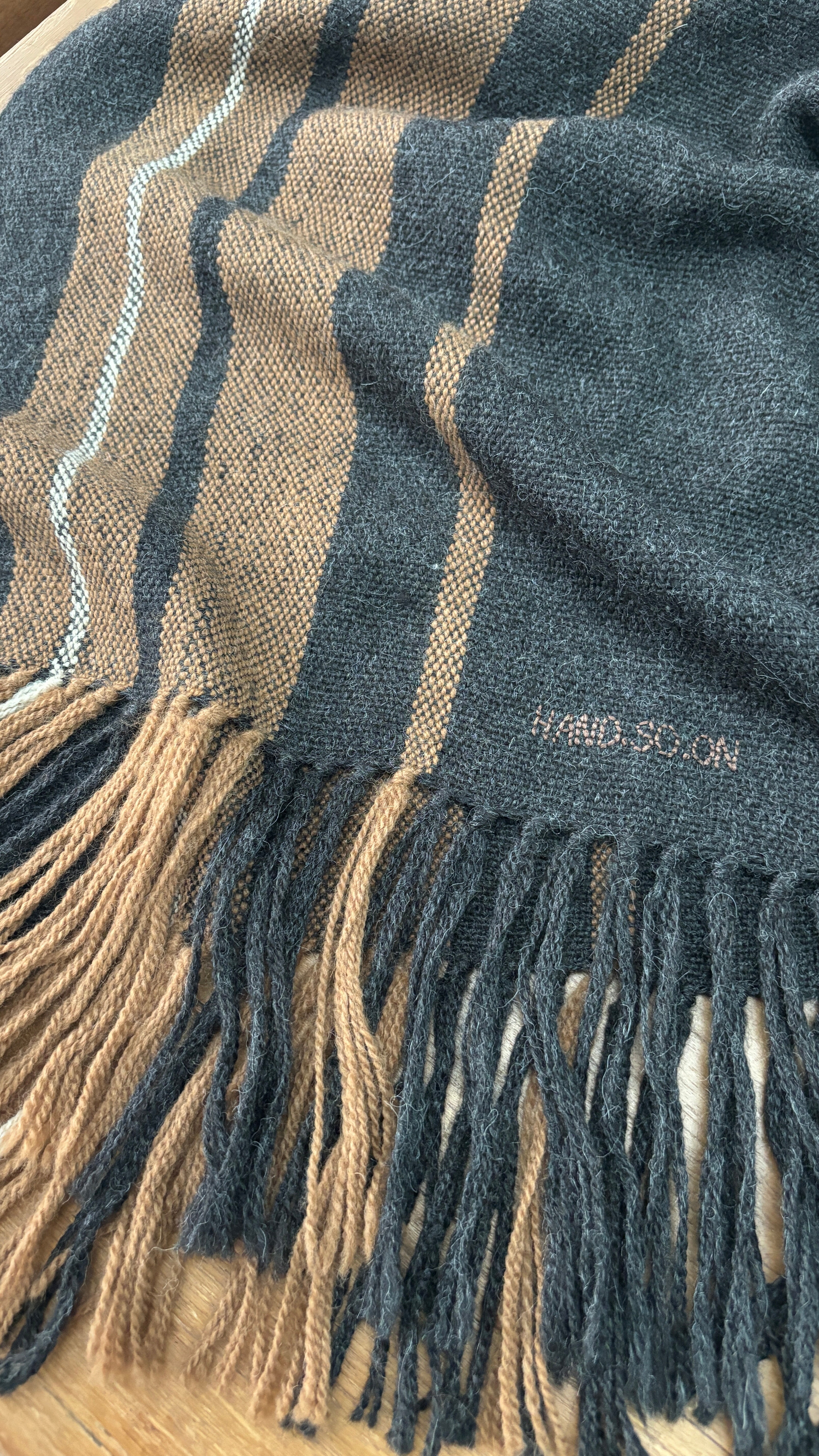 Poncho LMC Anthracite/ Marron