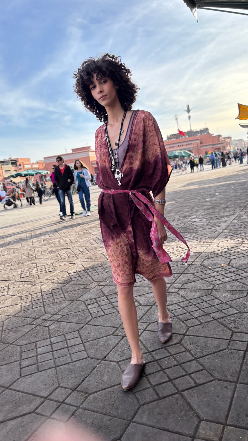 Kimono Robe brodé 2483