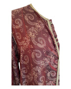 Chemise Anatole en soie chocolat
