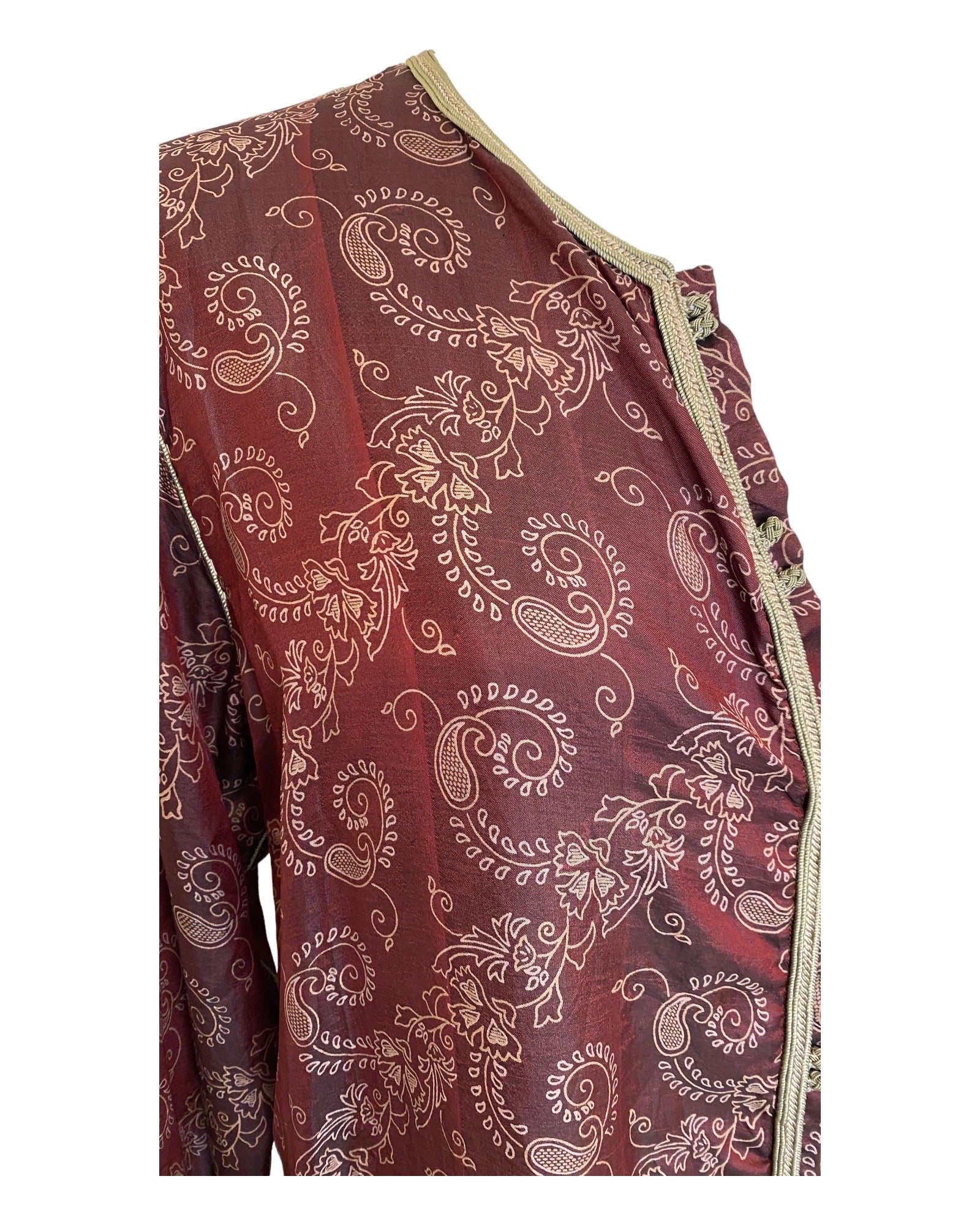 Chemise Anatole en soie chocolat