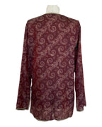 Chemise Anatole en soie chocolat