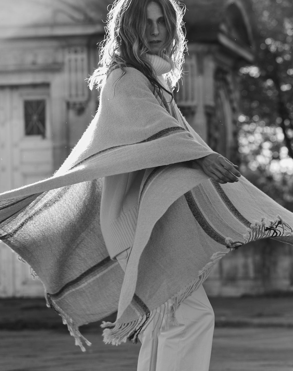 Poncho AP (Anthracite/ Prune)