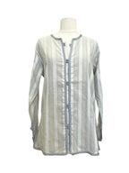 Chemise Anatole col gris perle
