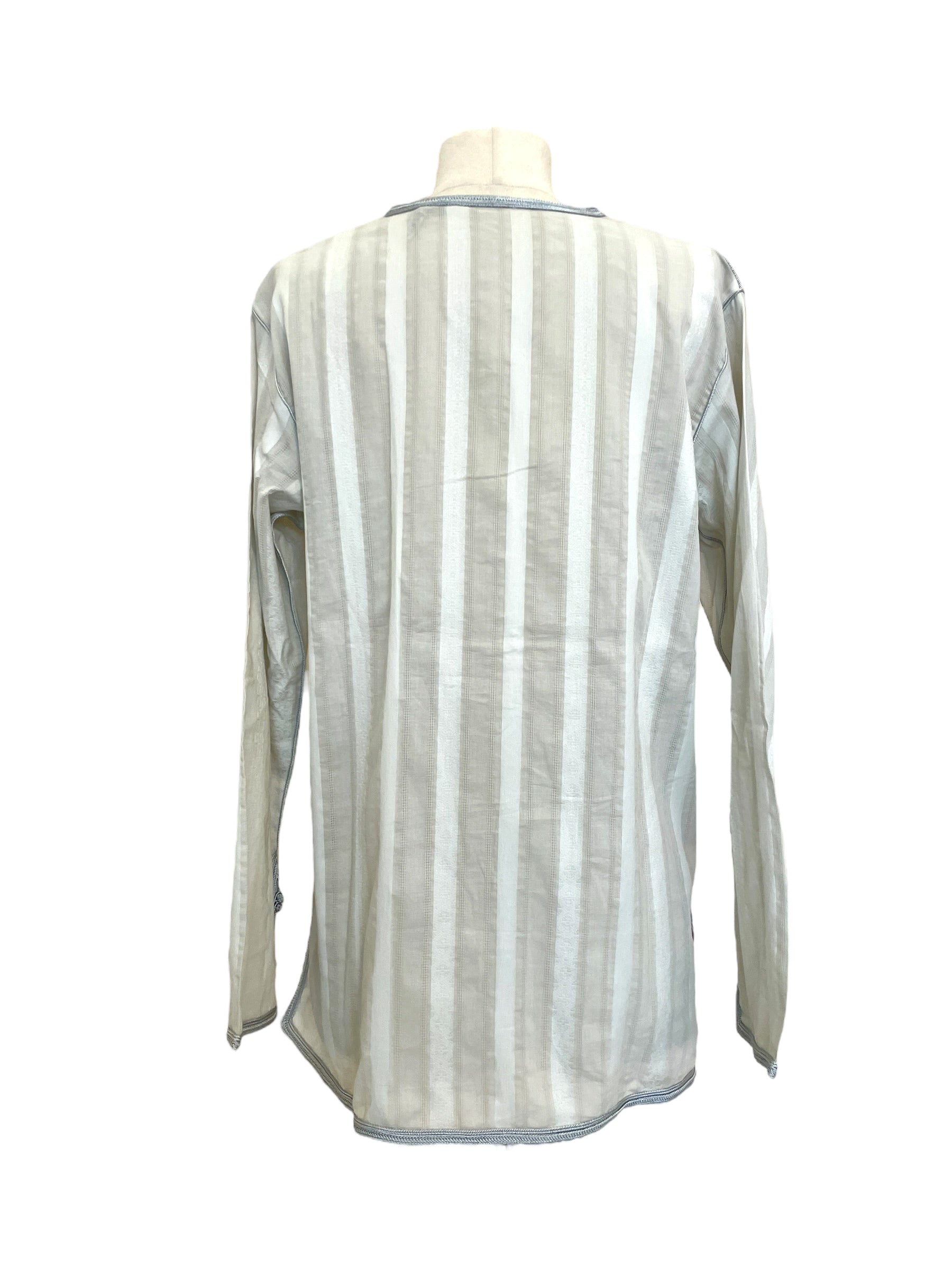 Chemise Anatole col gris perle