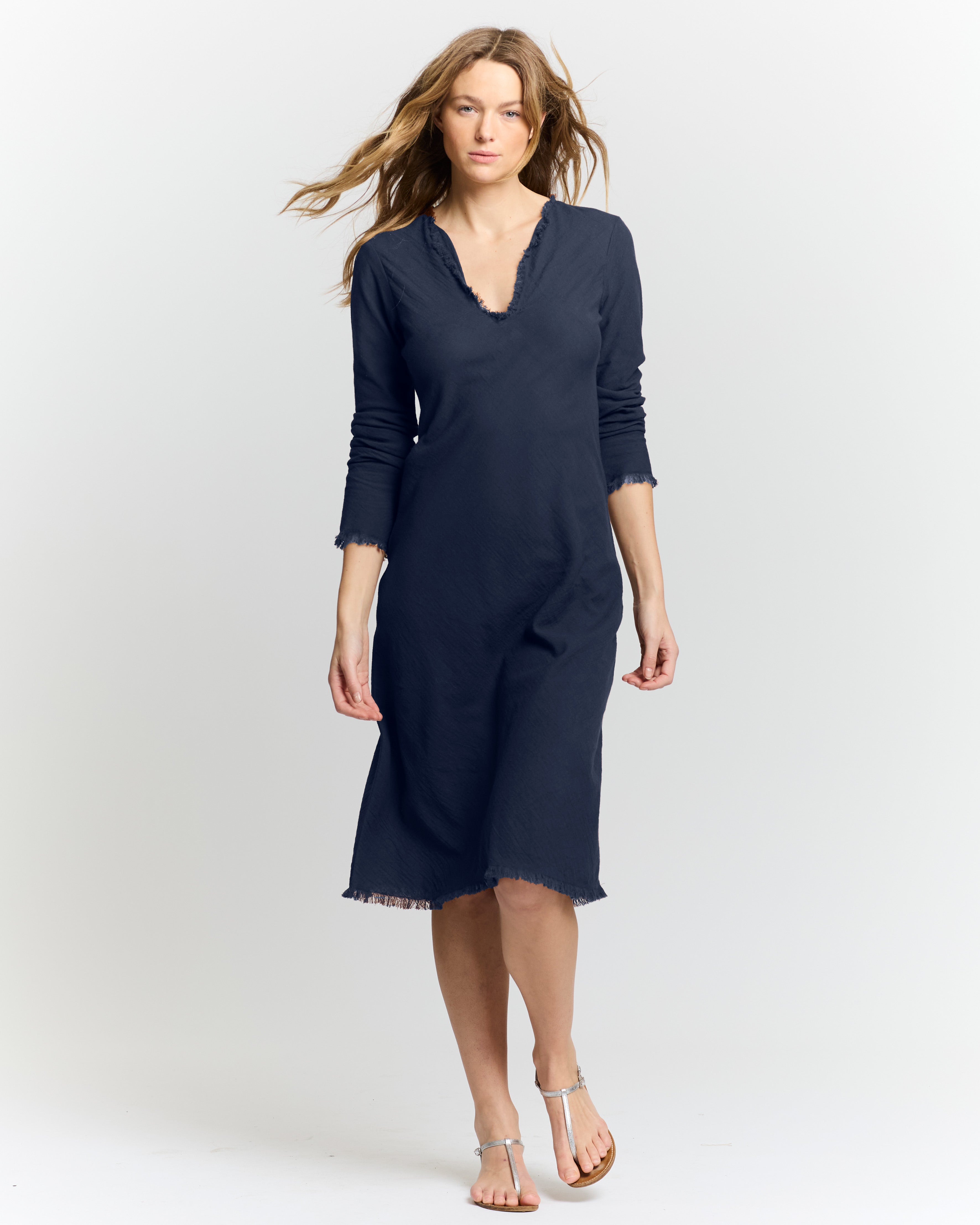 Robe en biais longueur genoux