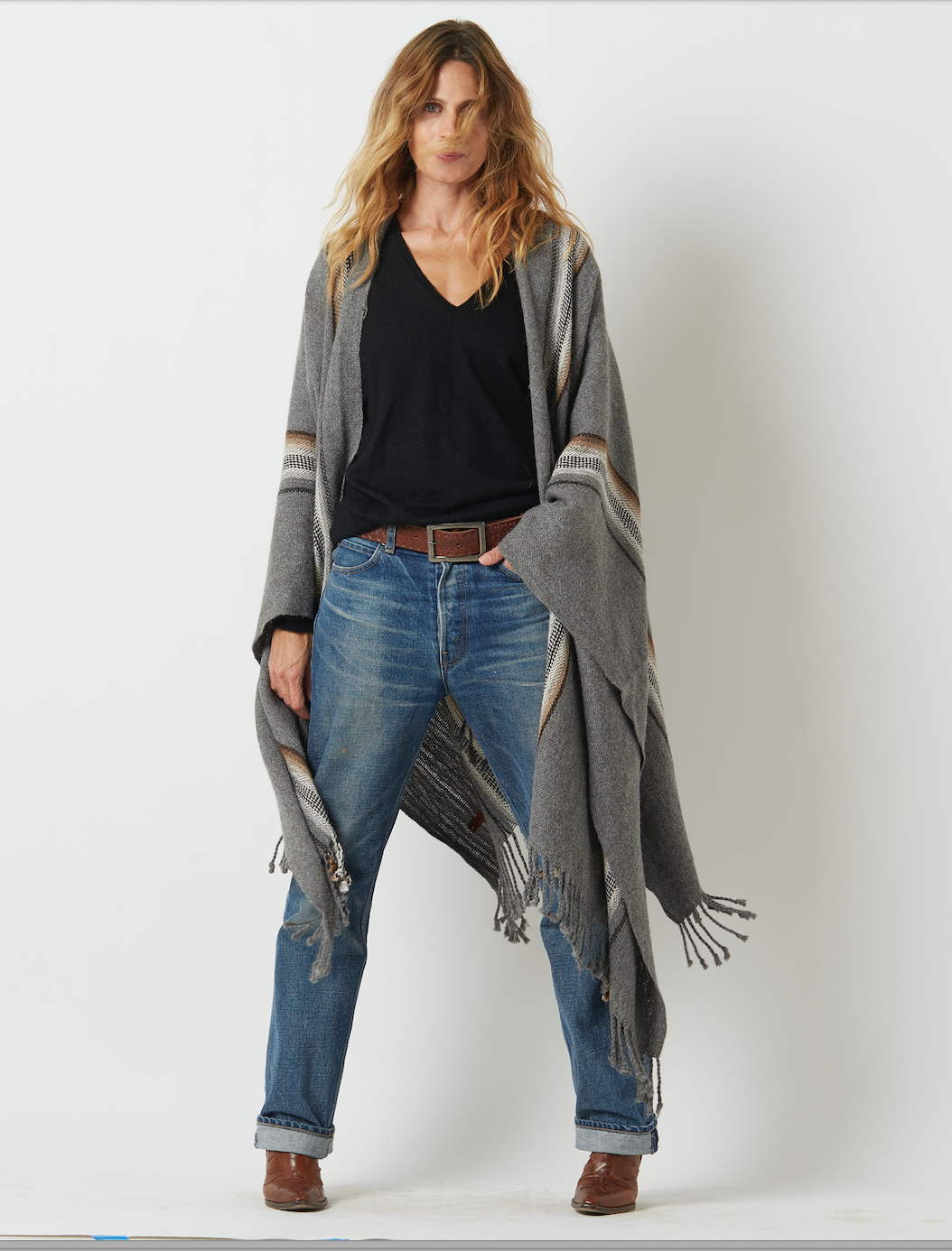 Ruana Flanelle